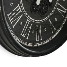 MPM QUALITY Designové plastové hodiny s ozubeným soukolím Vintage Timekeeper E01.4326.90