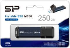Silicon Power MS60 - 250GB (SP250GBUF3S60V1B), čierna