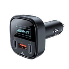 AceFast Nabíjačka do auta 101W 2x USB-C/USB QC 4.0 AFC FCP čierna B5 Acefast