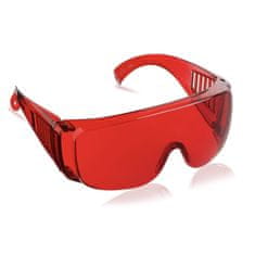 Daklos 4ks - ochranné červené okuliare pre počítač a obrazovku proti 100% modrému a 100% zelenému svetlu