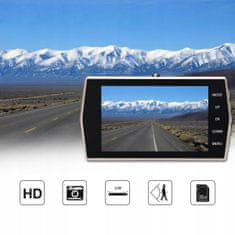 Verk  10094 Parkovacia kamera do auta FULL HD, LCD 3,9" čierna