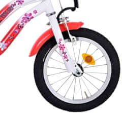 Volare Detský bicykel Lovely - dievčenský - 14 palcov - červený biely