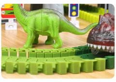 CAB Toys Dinosaur Track - Dino dráha 153 prvkov