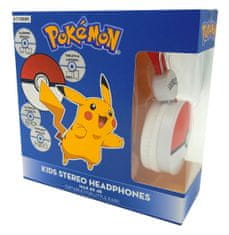 EXCELLENT Detské licencované slúchadlá - logo Pokémon