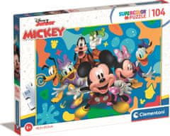 Clementoni Puzzle Mickey a priatelia 104 dielikov