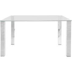 Actona Jedálenský stôl Kant 140x90 cm strieborný