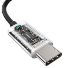 Joyroom Slúchadlá do uší USB-C TYPE-C JR-EC07 kovové čierne Joyroom