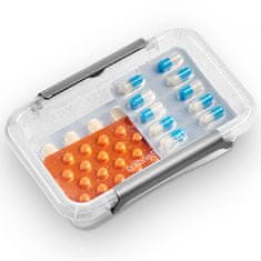 Orplast Plastový Úložný Box Kontajner S Vekom Antibakteriálna Škatuľa Na Skladovanie Potravín Liekov 3X 0,35 L