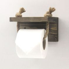 Kalune Design Držiak na toaletný papier PIPE 17 cm orech