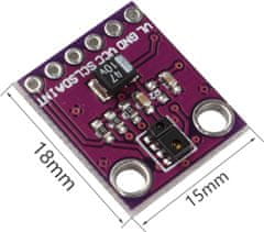 YUNIQUE GREEN-CLEAN APDS-9930 Modul snímača priblíženia a okolitého svetla s rozhraním I2C a IR LED kompatibilný pre Arduino