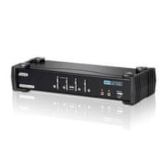 Aten 4-portový prepínač KVM DVI Dual Link/ so zvukom CS1784A