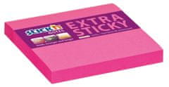 HOPAX Stick'n by Samolepiaci bloček Extra Sticky Stickn by - 76 x 76 mm, neónovo ružový