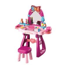 CAB Toys Baby Mix Detský toaletný stolík so stoličkou ružová