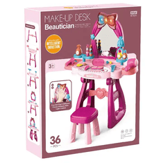 CAB Toys Baby Mix Detský toaletný stolík so stoličkou ružová