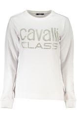 Cavalli Class  Perfektná Dámska Mikina Biela Farba: Biela, Veľkosť: XL