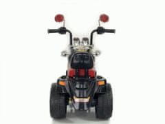 Mamido Detská elektrická motorka Hot Chopper čierna