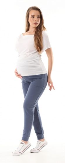 Gregx Těhotenské kalhoty/tepláky Gregx, Vigo s kapsami - jeans