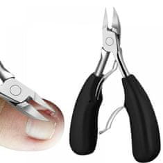 Fulcool Chirurgické nožničky na nechty z nehrdzavejúcej ocele na zarastajúce, hrubé alebo rozštiepené nechty, nožničky na nechty
