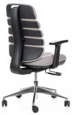 Mercury kancelárská stolička SPINE tmavo šedá