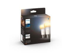 Philips Hue Bluetooth LED White Ambiance set 2ks žiaroviek Philips 8719514291256 E27 A60 8W 1100lm 2200-6500K stmievateľné