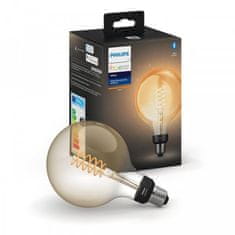 Philips Hue Bluetooth LED White žiarovka Filament E27 8719514279131 7W 550lm 2100K G125 IP20