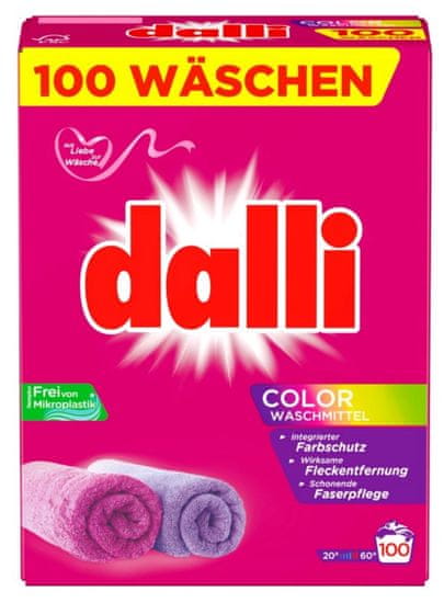 Dalli COLOR prací prášok 100 prani | 6,5 kg DE