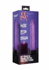 Shots Toys Shots 8 Inch Thick Realistic Dildo Vibe Purple vibrátor