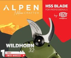 Alpen Elektrické nožnice ALPEN, komplet s 3 batériami a powerpackom Wildhorn 32