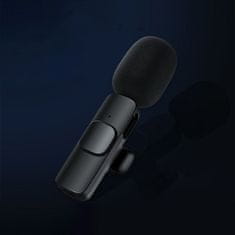 MG K1 Lavalier mikrofón Lightning 2ks, čierny