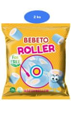 Bebeto  penové želé Marshmallow Roller 60g (2 ks)