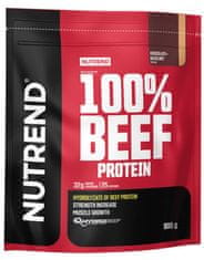 Nutrend 100% Beef Protein 900 g, čokoláda-lieskový orech