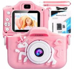 Pronett  XJ5096 Detský digitálny fotoaparát jednorožec ružový
