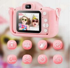 Pronett  XJ5096 Detský digitálny fotoaparát jednorožec ružový