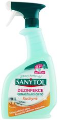 SANYTOL Dezinfekcia Sanytol, odmasťujúci čistič, do kuchyne, citrusové plody, 500 ml