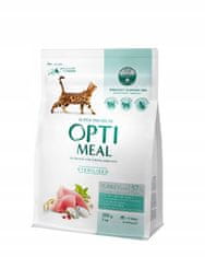 OptiMeal OPTIMEAL suché krmivo pre sterilizované mačky INDIAN OAT 200 g