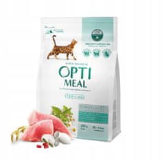 OptiMeal OPTIMEAL suché krmivo pre sterilizované mačky INDIAN OAT 200 g