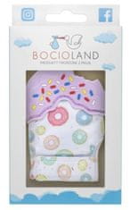 BOCIOLAND Silikonové kousátko BocioLand - Candy, lila