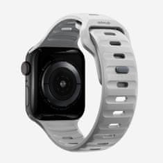 Nomad Sport Band - Športový vodotesný remienok pre Apple Watch 45 / 49 mm, sivý