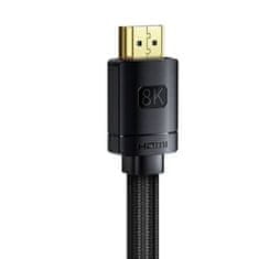 BASEUS Kabel HDMI 2.1 řady High Definition, 8K 60Hz, 3D, HDR, 48Gbps, 1m (černý)