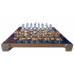 Manopoulos Šachy kovové Malá sfinga - modrá