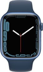 Apple Watch Series 7 Cellular, 45mm, Blue, Sport Band MKJT3HC/A