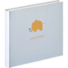 WALTHER fotoalbum Baby Animal Slon modrý 28x25 cm 50 bielych strán kniha