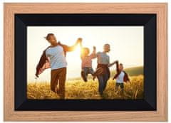 Rollei Smart Frame WiFi 105, 10,1", dřevo, hnedá