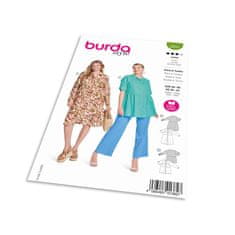 Burda Strih Burda 5841 - Košeľové šaty, tunika