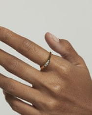 Elegantný strieborný prsteň so zirkónmi Gala Vanilla AN02-A52 (Obvod 52 mm)