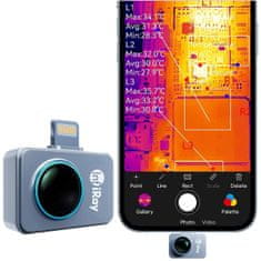 InfiRay P2 Pro termokamera a termálne zobrazovanie v mobile, iOS