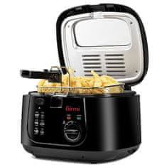 Girmi FG2100 Electric deep fryer, 2,5L, non-stick oil container, 1, FG2100 Electric deep fryer, 2,5L, non-stick oil container, 1800W Adjustable cooking temperature, Stainless steel basket