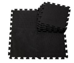  Penový koberec 60 x 60 cm 4 ks čierna