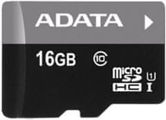 A-Data Paměťová karta ADATA Micro SDHC 16GB UHS-I U1+adaptér