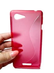 Callme Silikonové pouzdro S-Line Case pro Samsung G800 Galaxy S5 mini Růžové